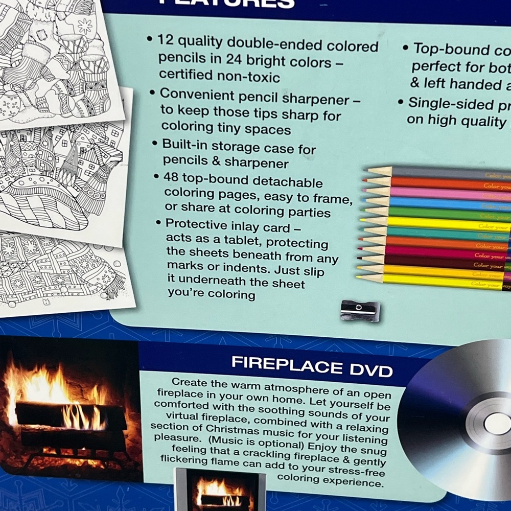 Adult Coloring Books With Colored Pencils Set of 3 New - Picture 6 of 8